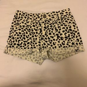 American Eagle Animal Print Shorts